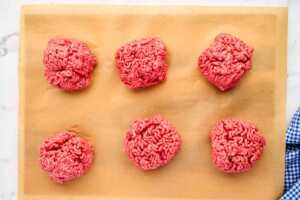 6 options of ground beef.