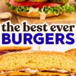 The Best Burgers Recipe Image Pin