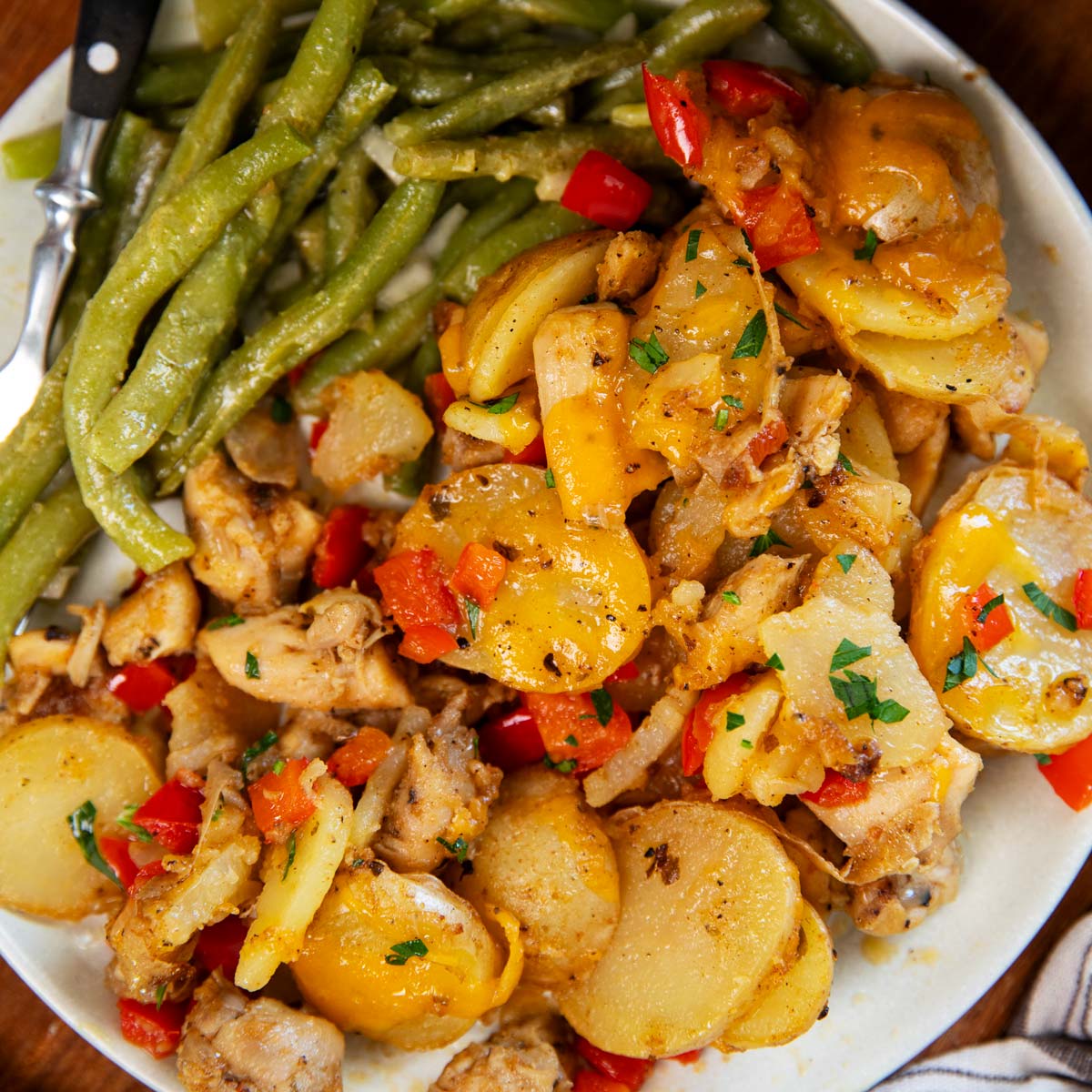Cajun Chicken and Potatoes Skillet
